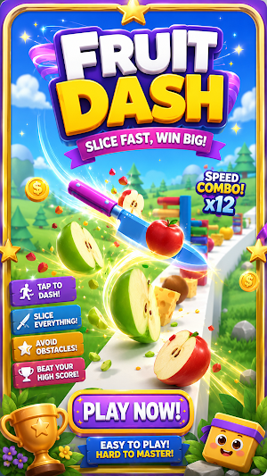 Fruit Blade Dash Screenshot 1