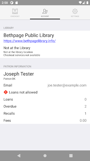 Bethpage Meescan Screenshot 3