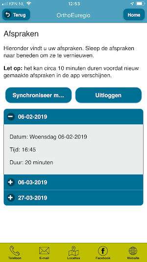 Ortho Euregio Screenshot 2