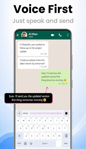AI Voice Keyboard & Writer Screenshot 0