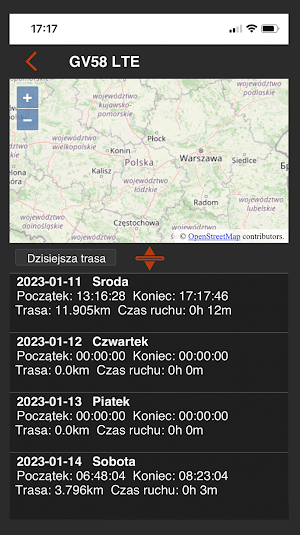 pTrax Monitoring GPS Screenshot 0