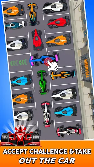 Big Brain Car Parking Jam Game Screenshot 3