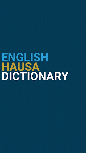 English : Hausa Dictionary Screenshot 0