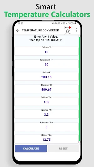 Global Temperature Converter Screenshot 1