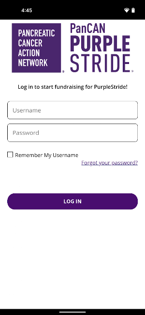 PurpleStride Screenshot 0