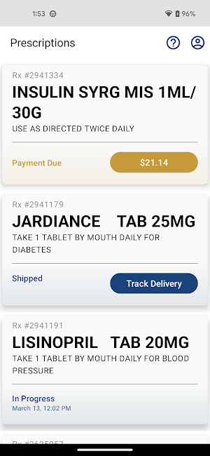 Carvajal LTC Rx Screenshot 2