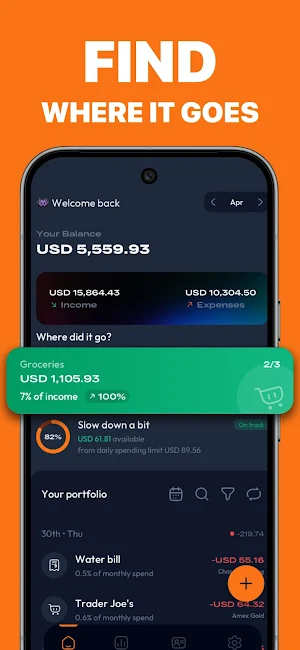 Wise money manager - Spendwise Screenshot 1