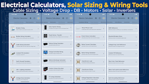 Electrical & Solar calculator Screenshot 0