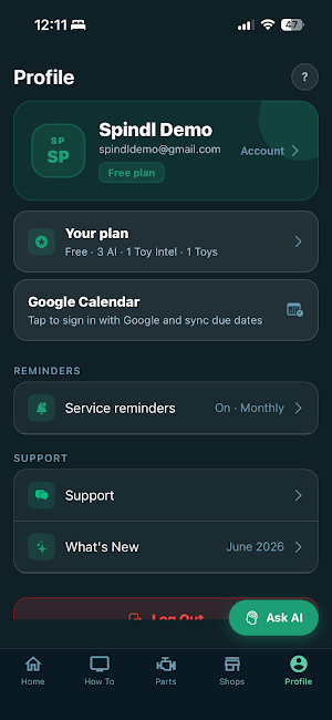 MySpindl Screenshot 0