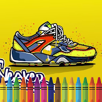 Air Sneakers Coloring Book