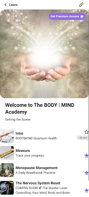 BODY|MIND Quantum Health Screenshot 2