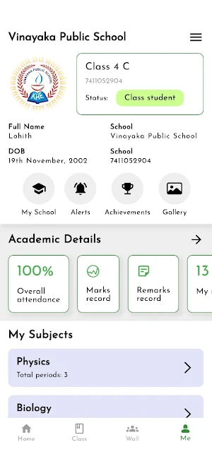 Vinayaka Public School Screenshot 0