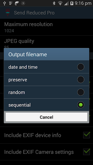 Send Reduced Pro Screenshot 3