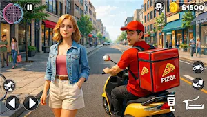City Food Delivery Simulator Screenshot 0