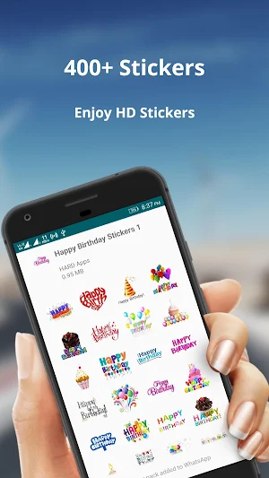 Birthday Stickers For WhatsApp (WAStickerApps) Screenshot 2