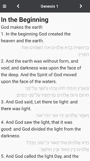 Hebrew Bible Now - Tanakh Screenshot 1