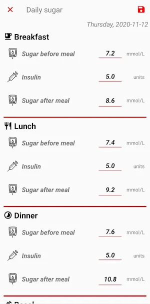 Sugar Trackr Screenshot 2