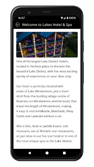 Lakes Hotel & Spa Screenshot 1