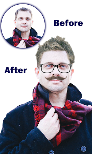 Man Hair Mustache Beard Editor Screenshot 2