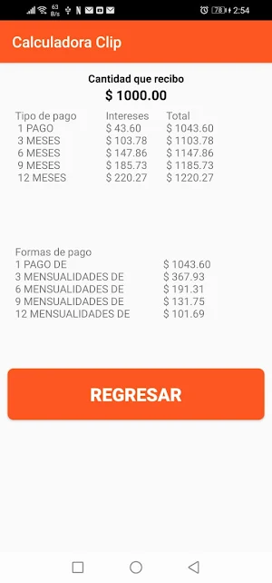 Calculadora CLIP (Sin Anuncios) Screenshot 2