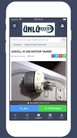 Ünlü Teknik Servis Screenshot 2
