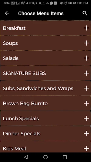 Brown Bag Sub Shoppe Screenshot 2