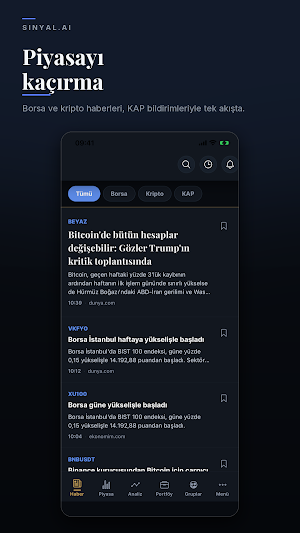 sinyal.ai - İlk Duyan Sen Ol Screenshot 0