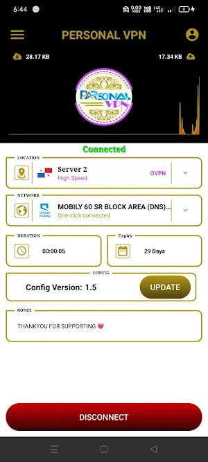 PERSONAL VPN Screenshot 0