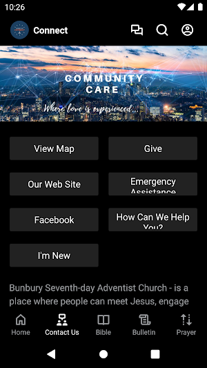 Bunbury SDA Connect Screenshot 1