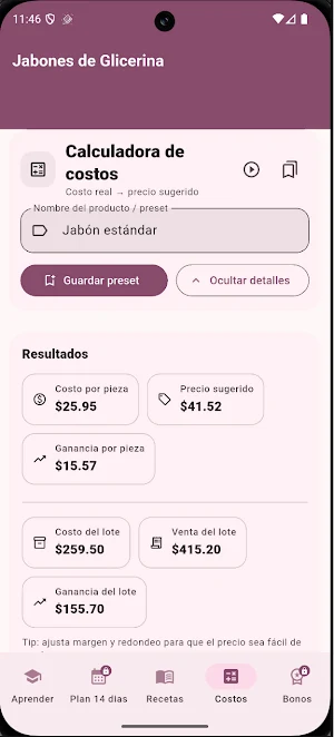 Curso de Jabones Artesanales Screenshot 2