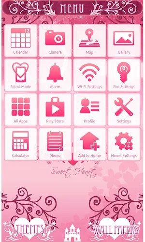Pink Theme Romantic Fantasy Screenshot 2