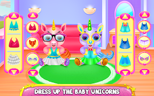 Baby Unicorns Caring & Dressup Screenshot 1
