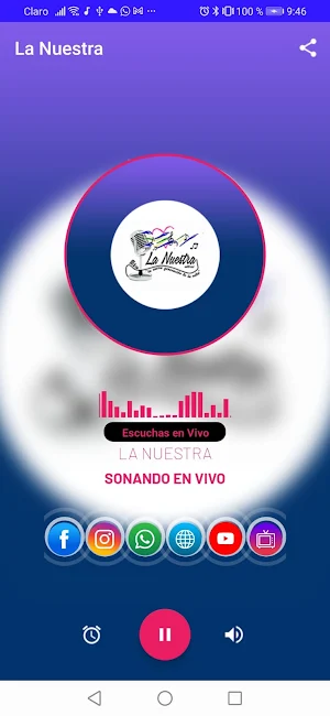 La Nuestra Fm Screenshot 2