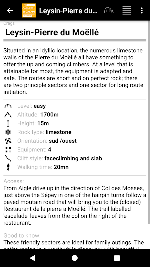 Les Carnets d’escalade Screenshot 2