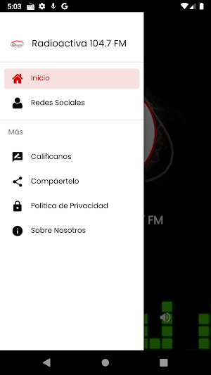 Radioactiva 104.7 Screenshot 2