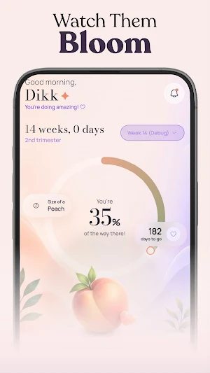 Bloom: Weekly Baby Tracker Screenshot 1