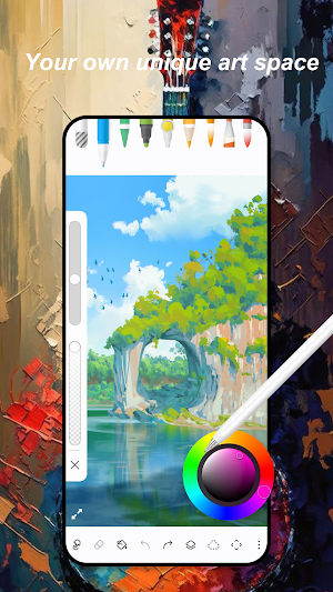 Oil, watercolor painting Screenshot 0
