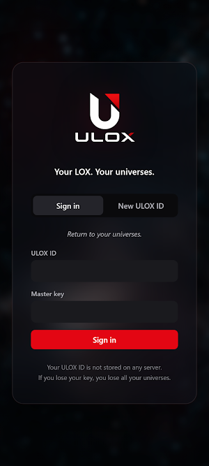 ULOX — Encrypted Universes Screenshot 0