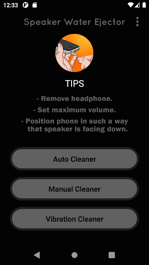 Water ejector & Speaker sound cleaner tool Screenshot 0
