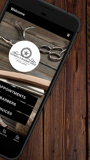 Estrella Barbershop App Screenshot 1