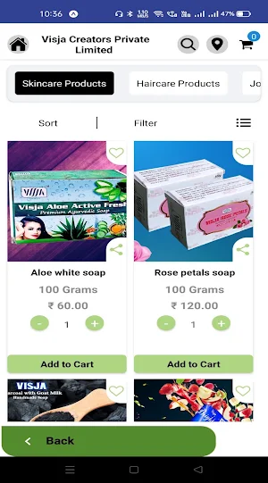 Visja Store Screenshot 1