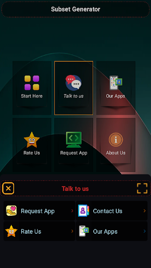Subset Generator Screenshot 1