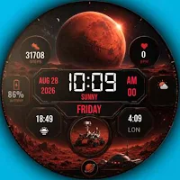 A136 Mars Watch Face
