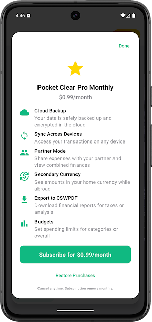 Pocket Clear Screenshot 3