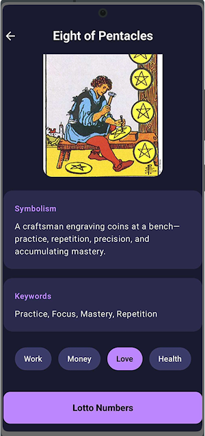 Tarot Pick 6 — One Card a Day Screenshot 3