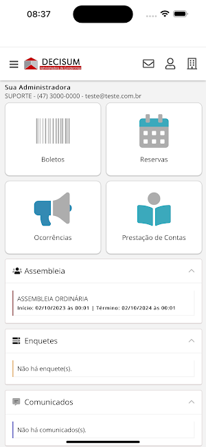 Decisum Condomínios Screenshot 2
