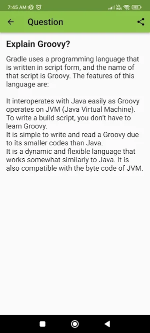 Gradle Interview Question Screenshot 2