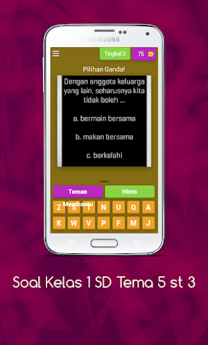 Soal Kelas 1 SD Tema 5 st 3 Screenshot 3