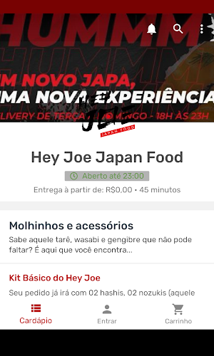 Hey Joe Japan Food Screenshot 0