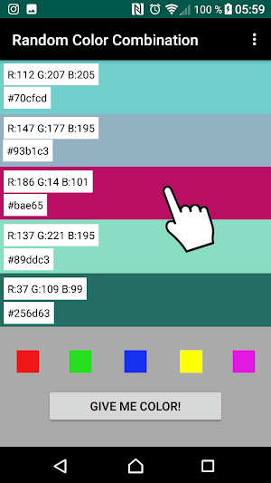 Random Color Combination Screenshot 2